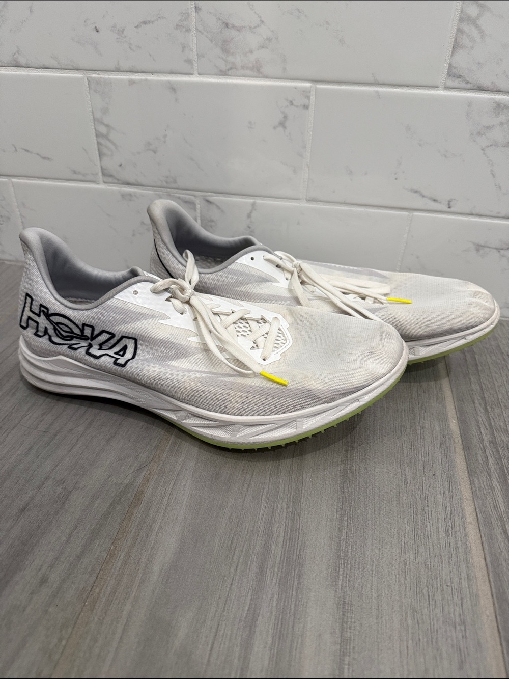 Hoka One One Unisex Track & Field Cross Country Racing Spikes Neon Yellow